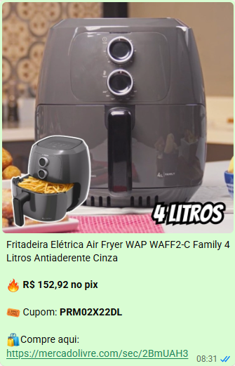 Oferta de Air Fryer WAP Family